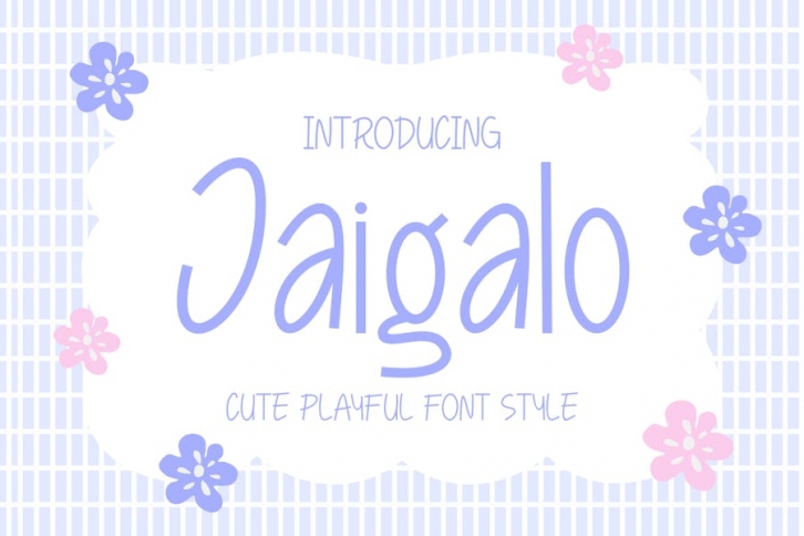 Jaigalo  Decorative Font Font Download