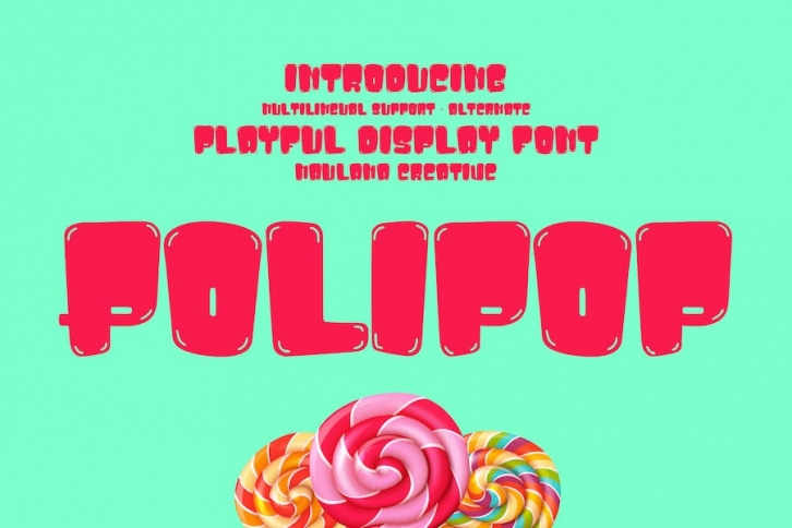 Polipop Playful Display Font Font Download