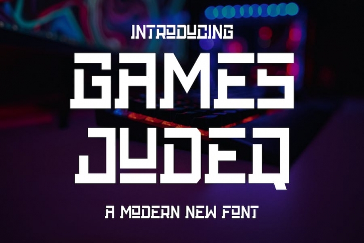 Games Judeq Font Download