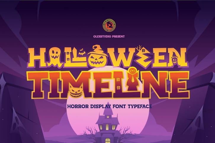 Halloween Timeline - Display Font Font Download