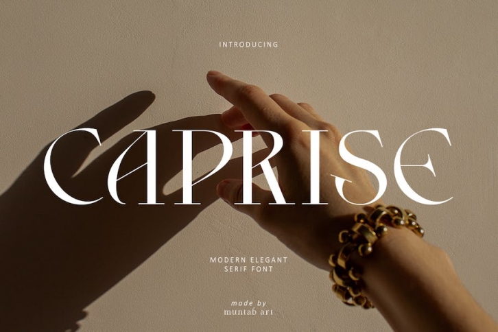 Caprise | Modern Serif Font Download