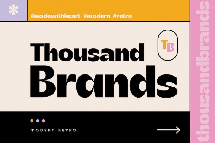 Thousand Brands - Unique Business Font Font Download