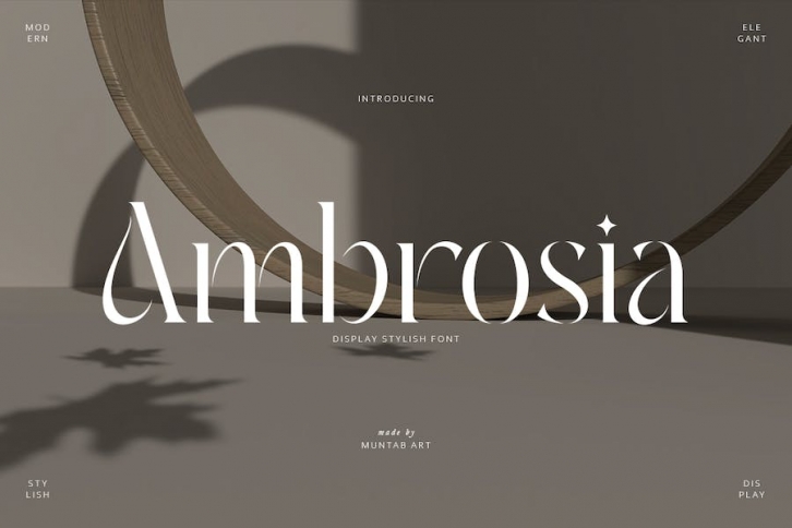 Ambrosia | Modern Serif Font Download