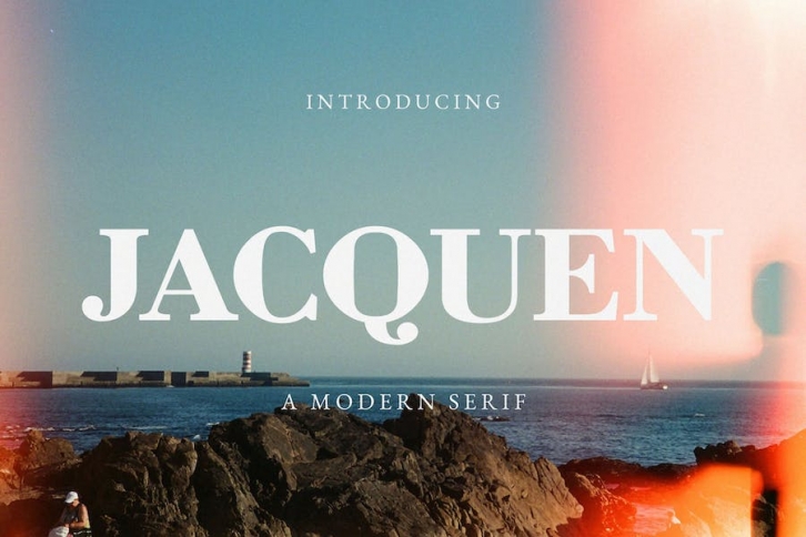 Jacquen - A Modern Serif Font Font Download