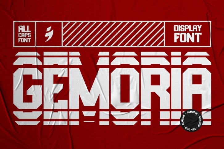 Gemoria - Sporty Display Font Font Download