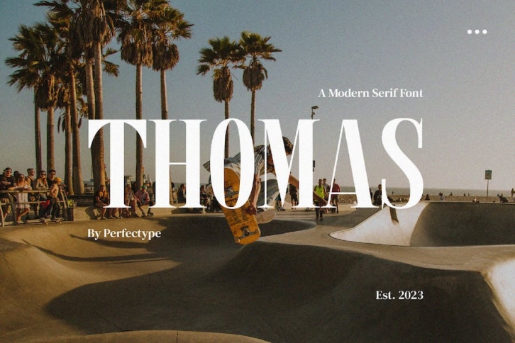 Thomas Elegant Serif Font Typeface Font Download