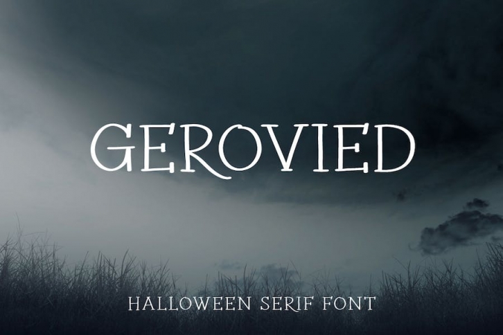 Gerovied - Halloween Serif Font Font Download
