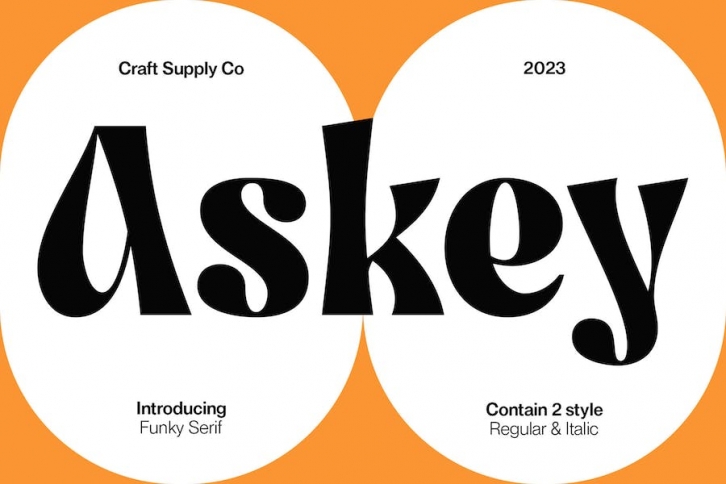 Askey - Funky Serif Font Download