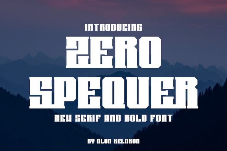 Zero Spequer Font Download