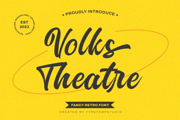 Volks Theatre Fancy Retro Font Download