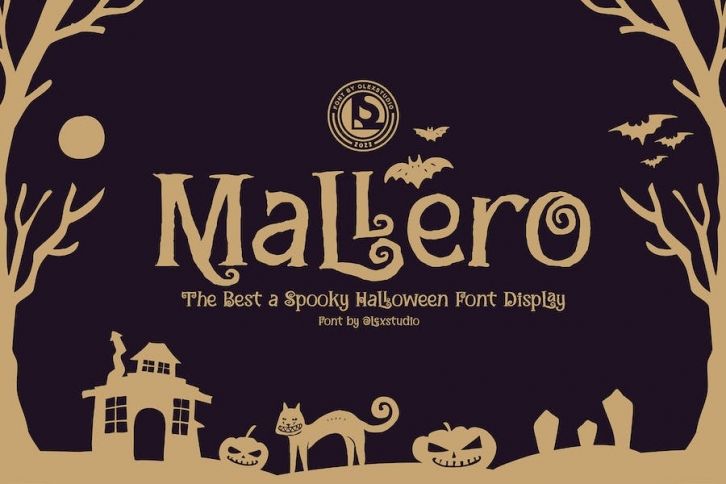 MALLERO - Halloween Font Display Font Download