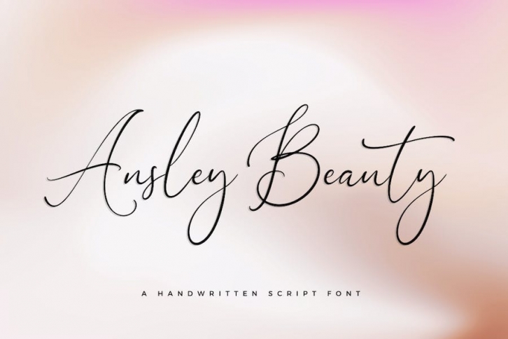 Ansley Beauty - A Stylish Script Font Font Download