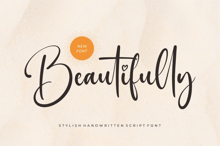 Beautifully Script Font Font Download