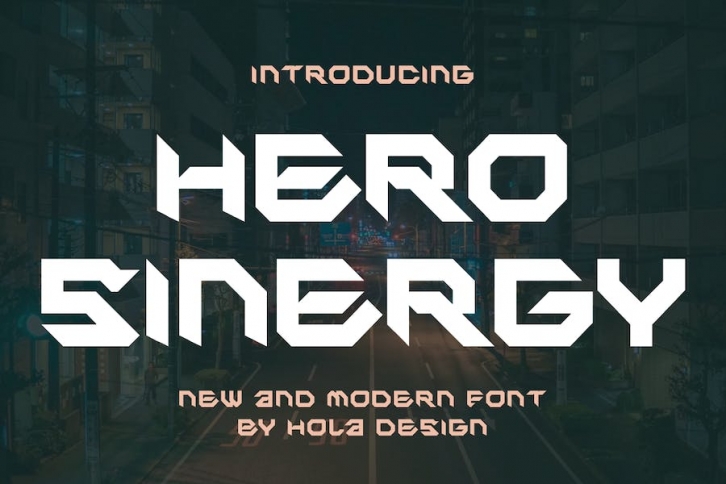 Hero Sinergy Font Font Download