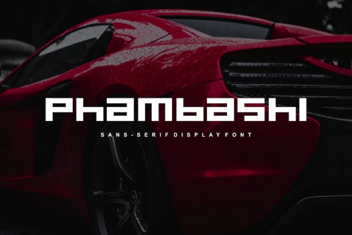 Phambashi- Modern Font Font Download