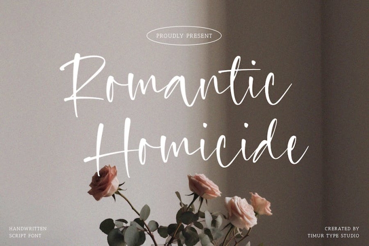 Romantic Homicide Fonts Font Download