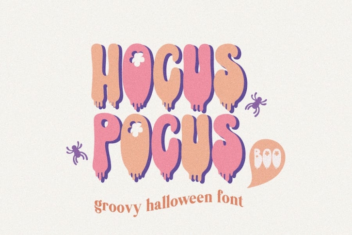 Hocus Pocus Boo Halloween Font Font Download