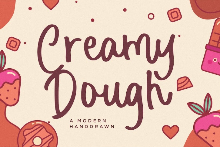 Creamy Dough Handwriting Font Font Download