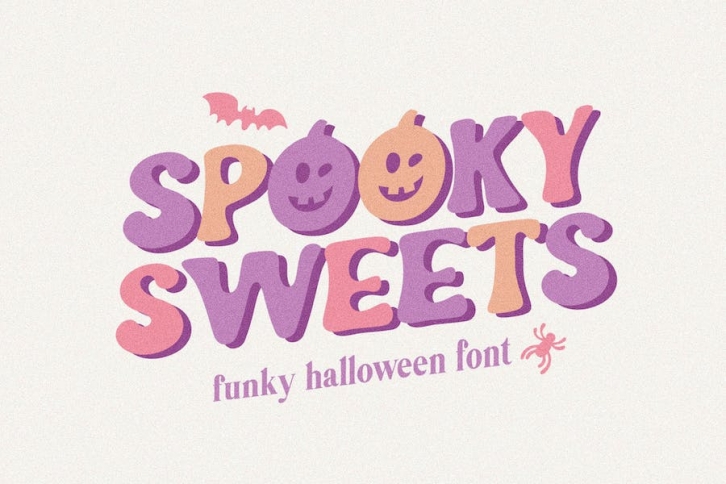 Spooky Sweets Funky Halloween Font Font Download