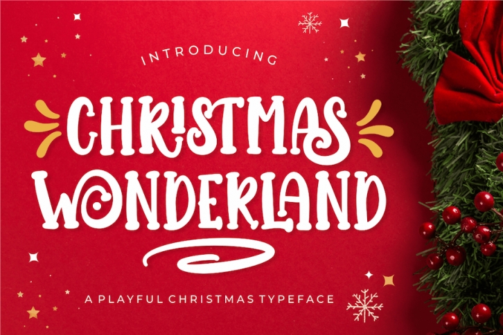 Christmas Wonderland Display Font Font Download
