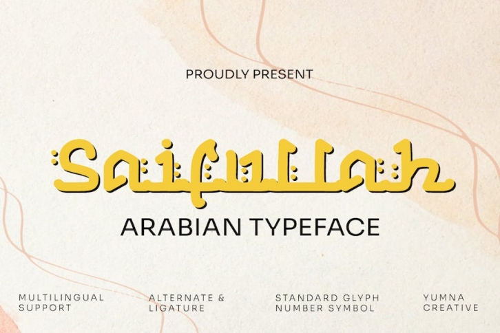 Saifullah - Arabian Typeface Font Download
