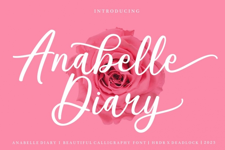 Anabelle Diary - Beautiful Calligraphy Font Font Download