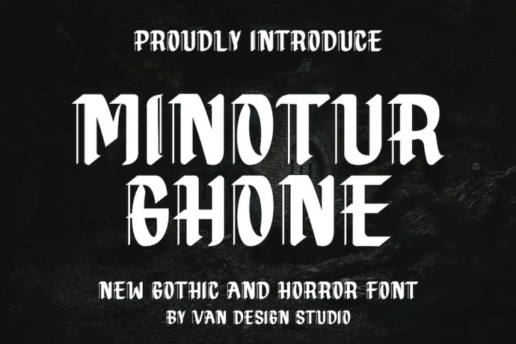 MINOTUR GHONE - Gothic Font Font Download