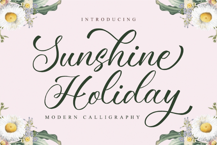 Sunshine Holiday Font Download