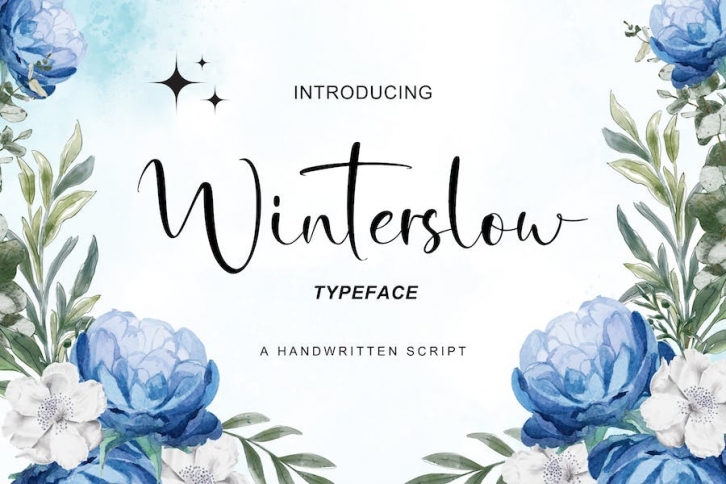 Winterslow - A Handwritten Script Typeface Font Download