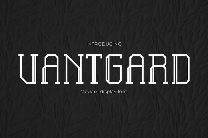 Vantgard - The Avantgarde Modern Font Font Download