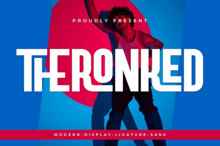 Theronked - Modern Ligature Sans Font Download