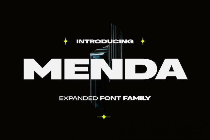 Menda Expanded Font Family Font Download