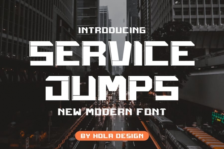 Service Jumps Font Download