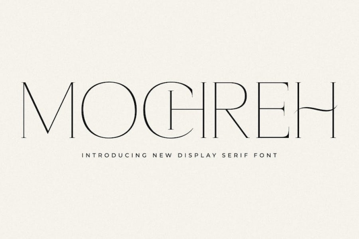 Mochreh New Display Serif Font Font Download