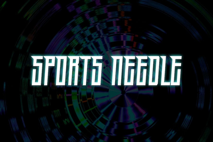Sports Needle Font Font Download
