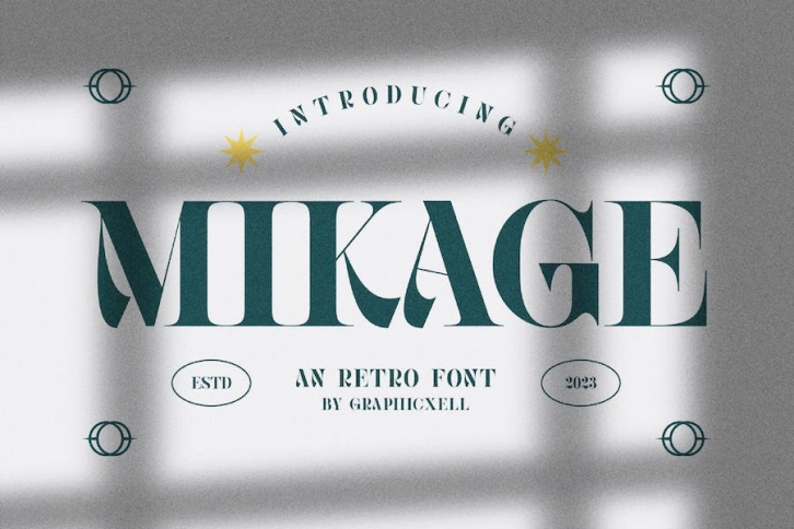 Mikage Elegant Serif Font Typeface Font Download