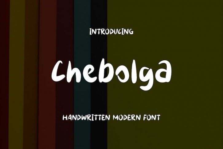 Chebolga Font Font Download