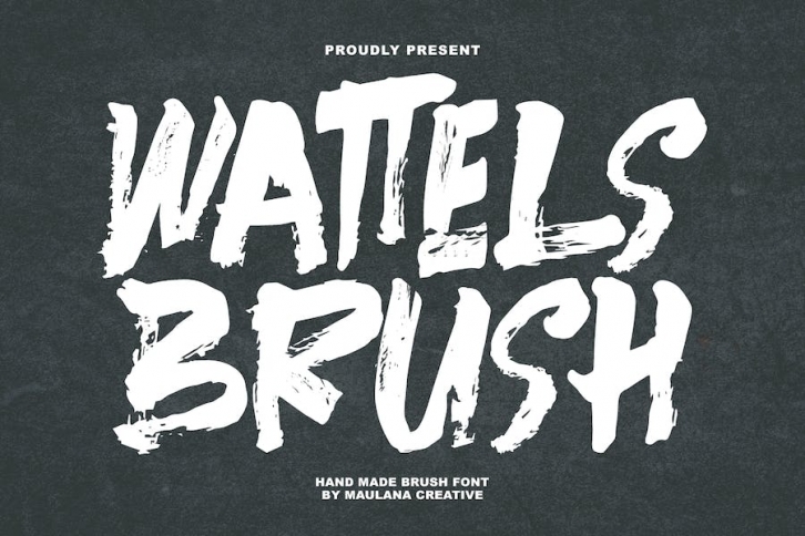 Wattels Brush Handmade Font Font Download