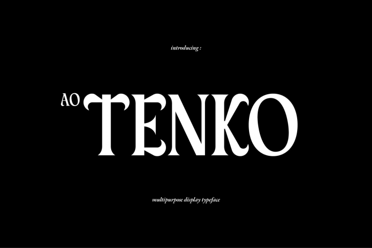 AO Tenko Font Download