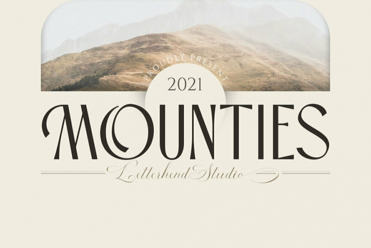 MOUNTIES Font Download