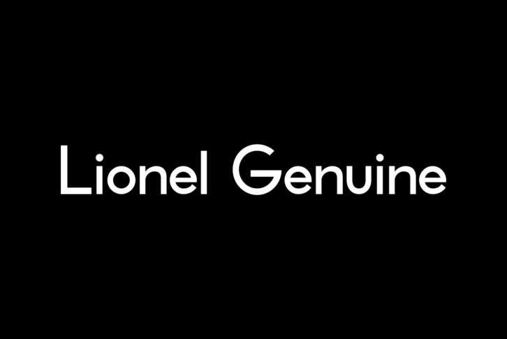 Lionel Text Genuine Font Download