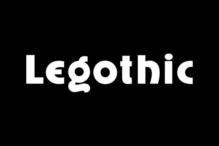 Legothic Font Download