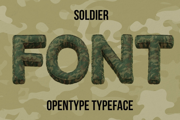 Soldier SVG Font Download