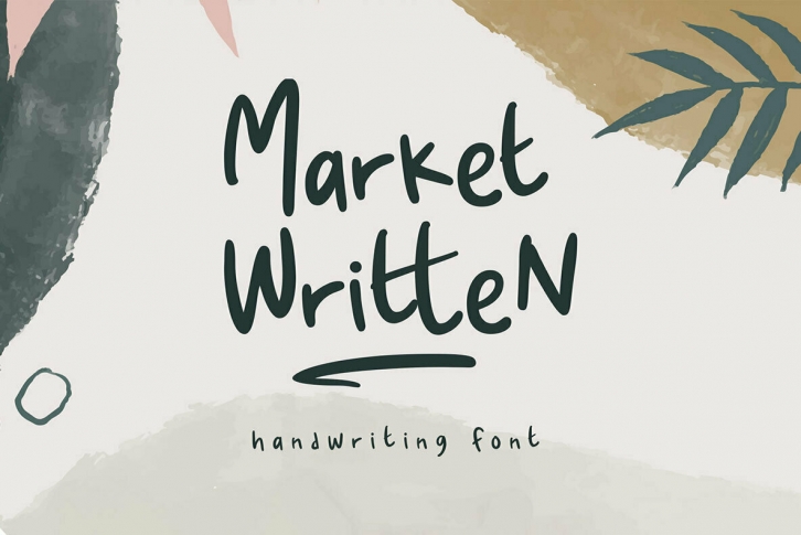 Market Written Font Download