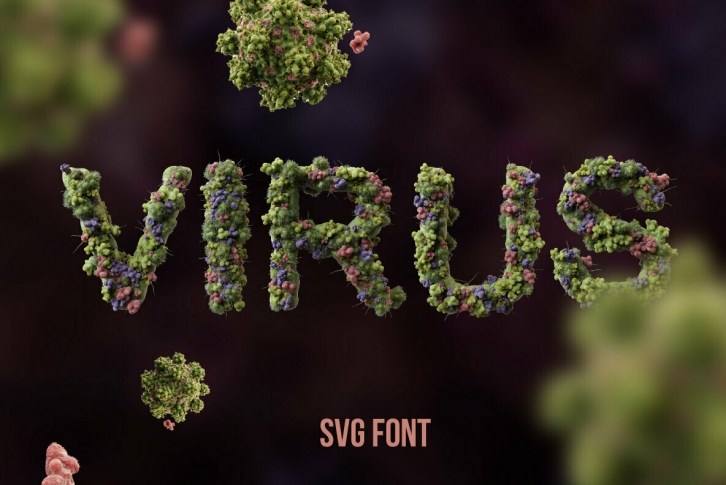 Virus SVG Font Download