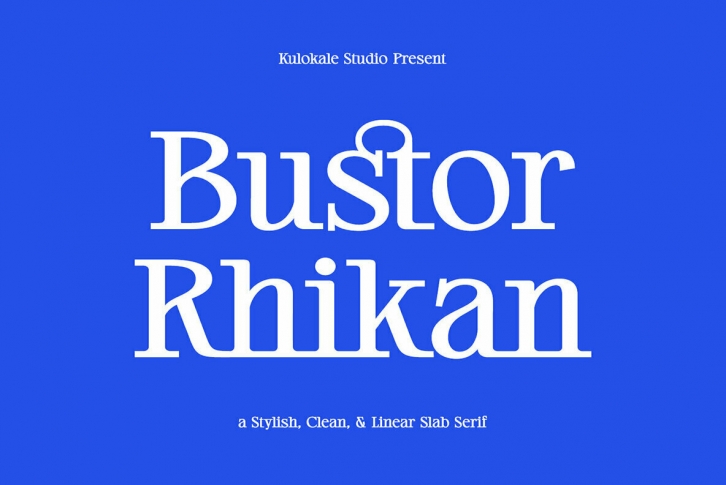 Bustor Rhikan Font Download