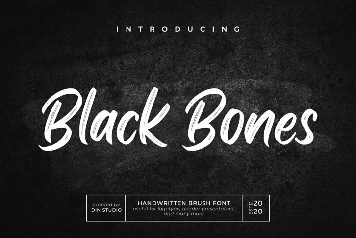 Black Bones Font Download