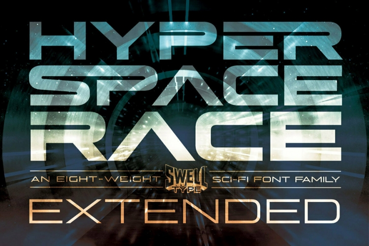 Hyperspace Race Extended Font Download