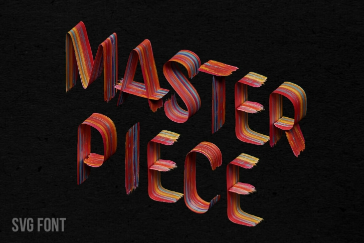 Masterpiece SVG Font Download