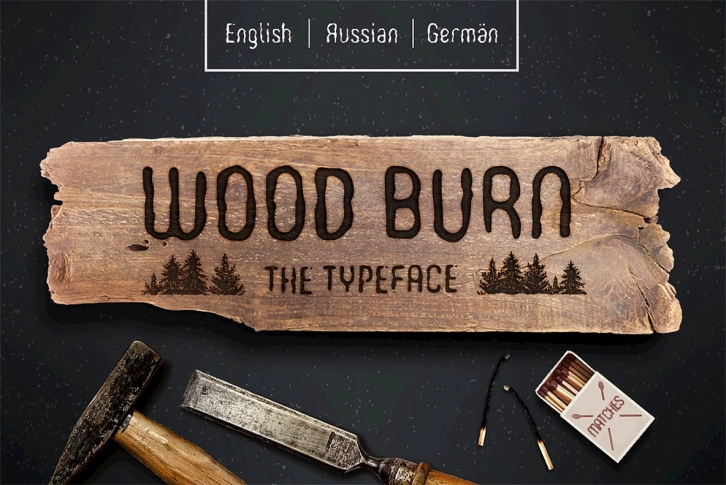 Wood Burn Font Download